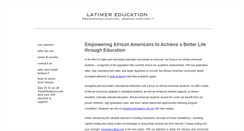 Desktop Screenshot of latimereducation.com