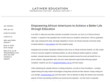 Tablet Screenshot of latimereducation.com